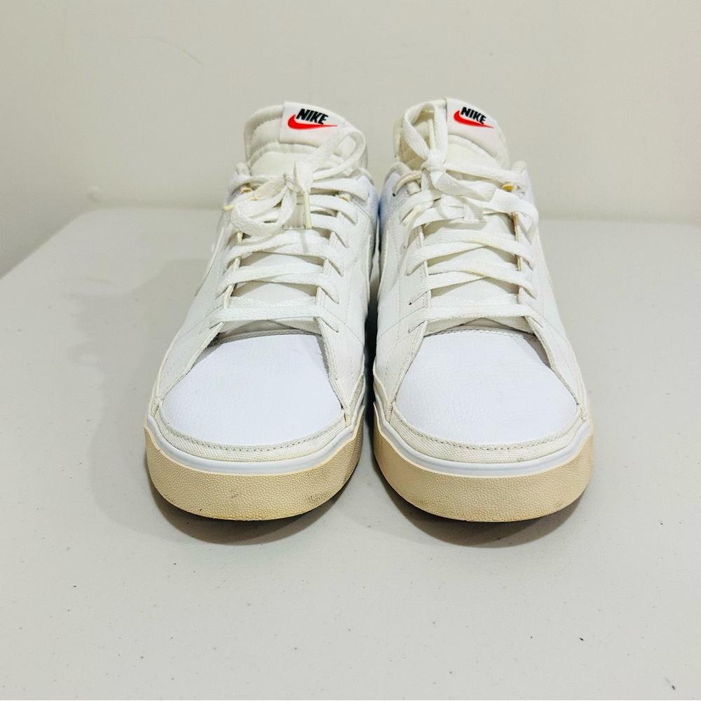 Mens Nike Court Legacy White Athletic Shoe Sneaker W/Black Stripe Size 13‎ - Picture 4 of 11